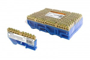 TDM шина нул. с изолят. на DIN-рейку 6х9мм стойка бол. 10 отв. инд. штрихкод (10!) SQ0801-0128