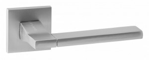 Ручка дверная компл.квадрат.основ. PUERTO Тирамису SLIM никель супер мат. INAL 524-03 slim MSN