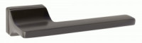 Ручка дверная компл.прямоуг.основ. PUERTO Лингуине матовый черный никель INAL 557-01 MBN