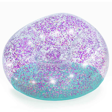 BESTWAY Надувное кресло GLITTER DREAM  INFLATE-A-CHAIR , 114x112x66см, 75115