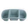 VETTA Classic Полка настенная, три отделения, пластик, 28x12,5x8,5 см, оливковый