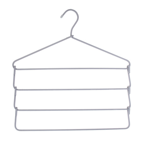 VETTA Вешалка-органайзер, 4 уровня, 41х42.5х0.38 см, металлическая с текстильным покрытием