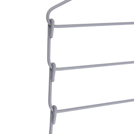 VETTA Вешалка-органайзер, 4 уровня, 41х42.5х0.38 см, металлическая с текстильным покрытием