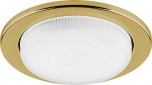 Feron св-к потолочный, 11W 230V  GX53, золото без лампы, DL53 28453