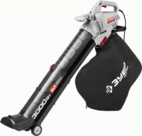 Пылесос ЗУБР садовый электр, 8000 - 15000об/мин, 160-270км/ч, мусоросборник 45л, 13.5м3/мин, 3000Вт