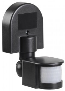 IEK Датчик движения ДД 008 черный, макс. нагр. 1100Вт, уг.обз. 180град., 12м IP44 LDD10-008-1100-002