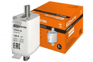 TDM предохранитель ППНН-33 габарит 00, 160А (3!) SQ0713-0010