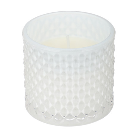 NEW GALAXY Свеча ароматизированная Blaсk&White 160гр. wood sage, white flower, bluebell, pear