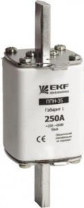 EKF Плавкая вставка ППН-35 250/80А габарит 1  fus-35/250/80
