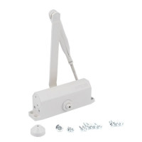 Доводчик дверной Apecs DC-20.4/085-W белый, без фиксации (t= -30°C)   \10