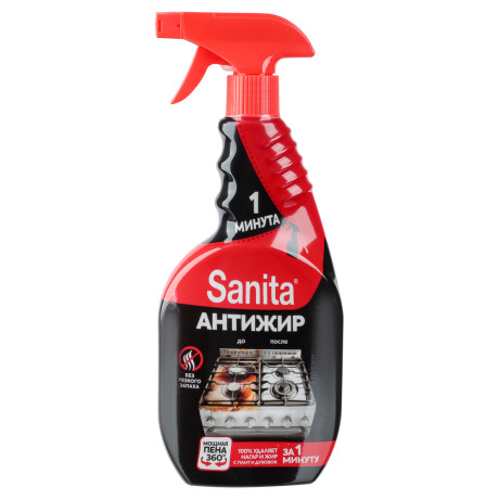 Средство чистящее для кухни SANITA 1 минута, п/б, 500 мл