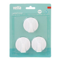 VETTA Крючки на магните, 3шт, пластик