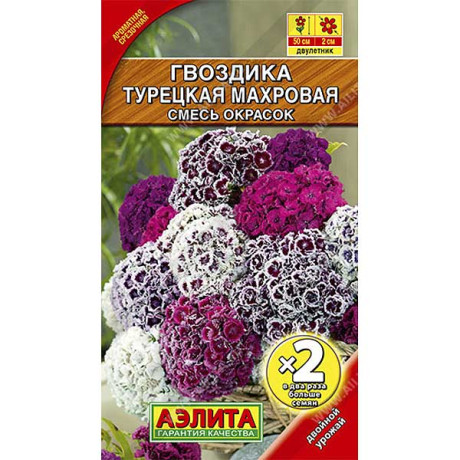 Гвоздика Турецкая махровая смесь 2-ая  гр Аэлита Ц