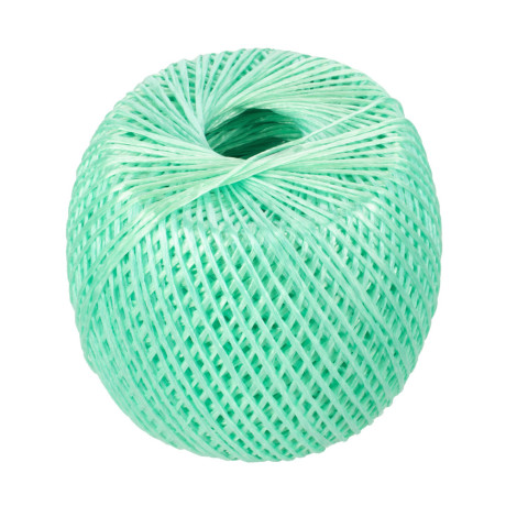 Шпагат полипропиленовый зеленый, 1.4 мм, L 500, Сибртех