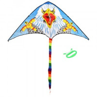 BOYSCOUT Воздушный змей 130х62 см, шнур 30 метров (3 вида в коробке: Лев, Тигр, Орел) /48