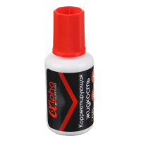 ClipStudio Корректор жидкий c кисточкой 20мл &quot;Альфа&quot;, быстросохнущий, морозоустойчивый, орган.основа