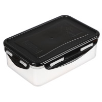 Контейнер герметичный для СВЧ с защелками, 1,1л, 205х135х67мм, пластик