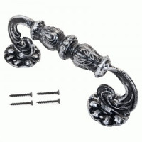 Белгород Ажур серебро 180мм Ручка-скоба (4)