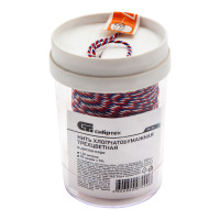 Нить ХБ 50 текс х 15, триколор, 120 м в диспенсере, вес 90 гр +- 5%, Сибртех