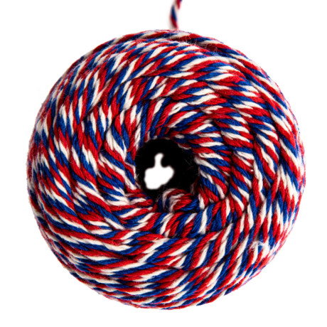 Нить ХБ 50 текс х 15, триколор, 120 м в диспенсере, вес 90 гр +- 5%, Сибртех