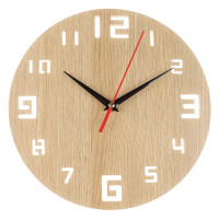 LADECOR CHRONO Часы настенные, круглые, 25см, МДФ, 1хАА