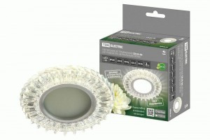 TDM Св-к св/д встр. СВ 03-06 MR16 50Вт G5.3 LED подсветка 3W зеркальный/хром SQ0359-0133