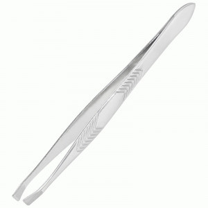 Пинцет для бровей 9см, нерж.сталь (кратность 20!!!) 109501 Идеальная