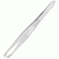 Пинцет для бровей 9см, нерж.сталь (кратность 20!!!) 109501 Идеальная