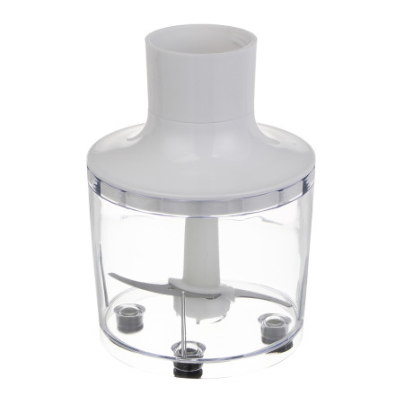 LEBEN Блендер погружной, 900 Вт, 2 скорости, металл.стержень, чоппер и стакан, белый