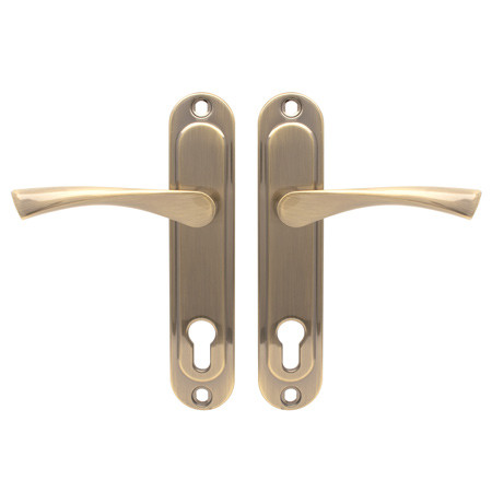 Ручки на планке AVERS HP-85.0123-AB (бронза, под цилиндр, межос-85мм)   \24