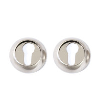 Накладка под цилиндр DP-C-0802-NIS Megapolis (мат.никель) Апекс пара \12