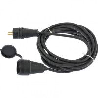 Удлинитель электрический силовой, 10 м, 1 розетка, КГ 3 х 1.5 мм, 16 А, тип УХЗ-16, Denzel