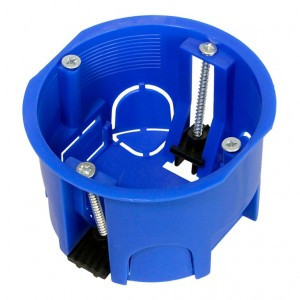 Промрукав коробка уст. СУ d68х45 ГСК для полых стен, HF, синий (200шт) 80-0600