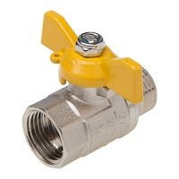 AQUALINK Кран шаровой для газа 3/4&quot;, (вн-нар, г/ш) бабочка,7110