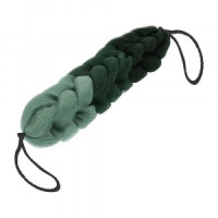 Мочалка полиэтилен &quot;Гигант&quot; косичка 35*7*6,5см, зеленая 41451 Банные штучки