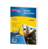 Обложки для переплета пластиковые ProMega Office прозр., А4,150мкм, 100шт/уп