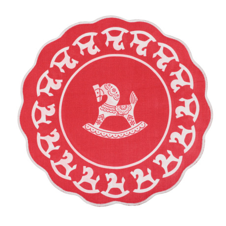 PROVANCE Красный конь Салфетки сервировочные, 2шт в комплекте, 38см, 100% полиэстер, 2 дизайна