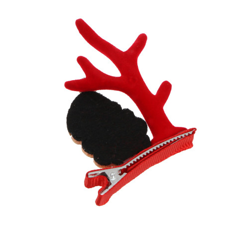 Заколка для волос 2 шт, тм ЮНИLOOK, 7-4,8см, металл, полимер, 6 дизайнов, #2