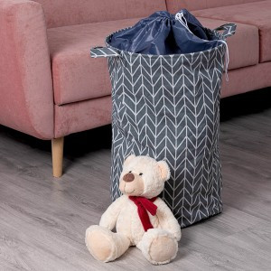 Корзина д/белья складная d=35см, h=55см, п/эстер ВПОРЯДКЕ 60626 Master House