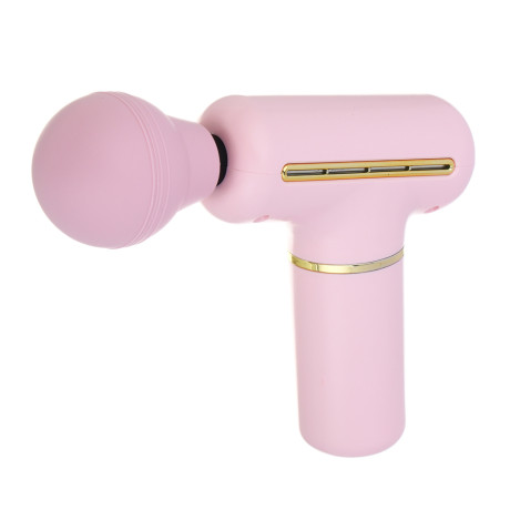 LEBEN Массажёр перкуссионный, 4 режима, розовый, 1200 мА/ч, сила удара 10-12кг