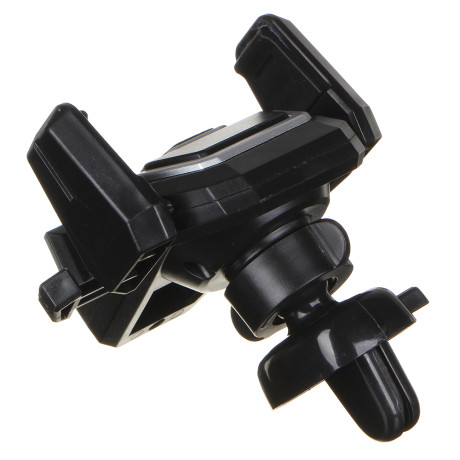 ЕРМАК Держатель телефона на дефлектор, тип: раздвижной, с кнопкой, пластик