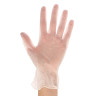 Перчатки универсальные ViniMax виниловые неопудренные гладкие белые 100шт (50пар) р.M