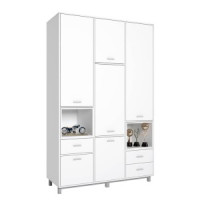 Шкаф трехсекционный Polini kids Mirum 2330, белый (мест 6)