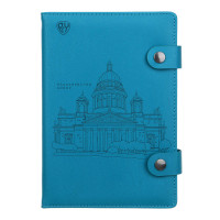 BY Ежедневник недатированный &quot;САНКТ-ПЕТЕРБУРГ&quot; А5,320стр, тв.обл.с порол., иск.кожа ПРЕМИУМ, 2 заст.