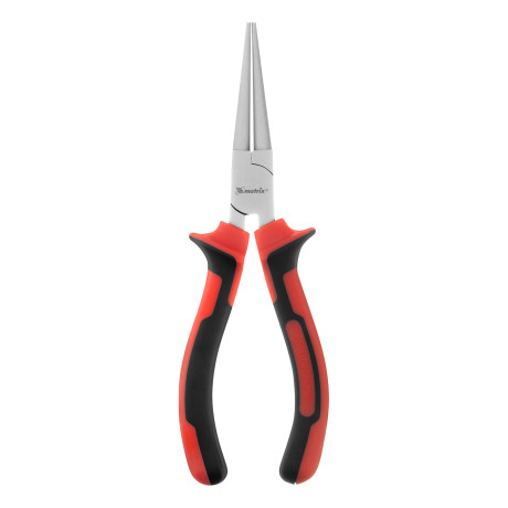 Круглогубцы Nickel, 160 мм, никелированные, двухкомпонентные рукоятки Matrix