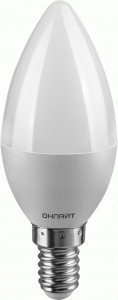 ОНЛАЙТ PRO свеча C37 E14 9W(800lm) 4000K 4K OLL-C37-9-230-4K-E14-FR(PRO90-240V) 90411