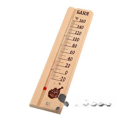Термометр для бани и сауны большой (полипропилен) ТСС-2Б Баня