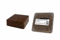 TDM коробка распред. 50х50х20 мм ОУ IP40 бук, с клем. колодкой, инд. штрихкод (192!) SQ1401-0302