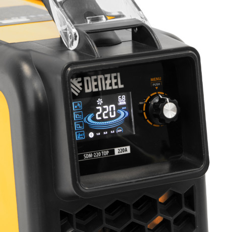 Аппарат инвертор. дуговой сварки SDM-220 Top, 220 А, ПВ 60% Denzel