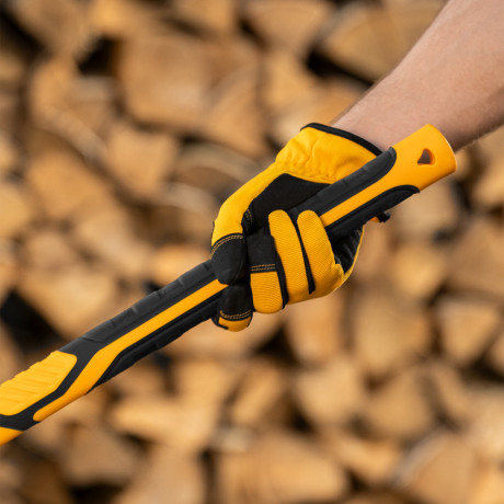 Колун-кувалда 3000 г, кованая, фибергласовая рукоятка c TPR покрытием, 880 мм Denzel